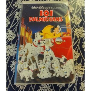 Walt Disney Classics 101 Dalmations black diamond VHS fun vintage movie